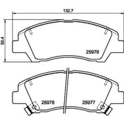 DON Front Brake Pad Set PCP2010