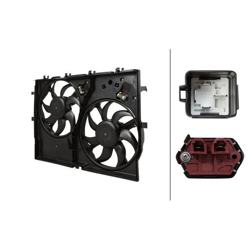 Hella Engine Cooling Fan Front 8EW 366 420-481