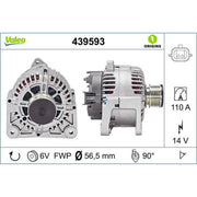 Valeo Car Alternator 12V 439593