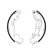 Mintex Brake Shoe Set Axle Kit MFR521