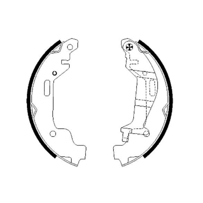 Mintex Brake Shoe Set Axle Kit MFR521