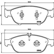 Mintex Front Brake Pad Set MDB3311