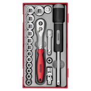 Teng Tools Socket Set 3/8" Drive TT1 19 Pieces
