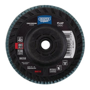 Draper Expert Flap Disc 115mm M14 40 Grit Zirconium Oxide