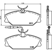 Mintex Front Brake Pad Set MDB1613
