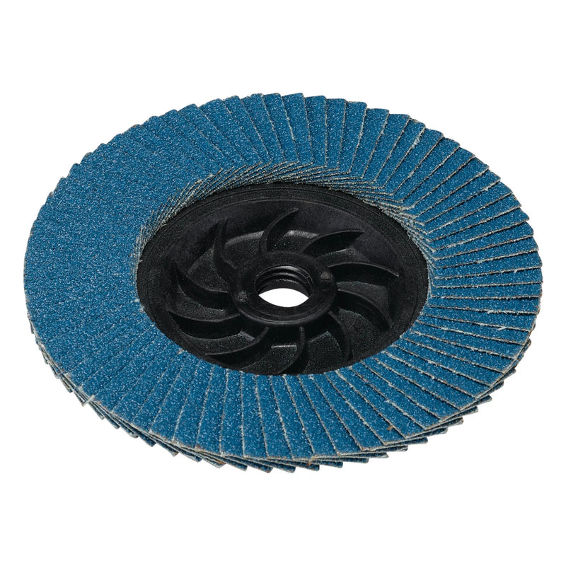 Draper Expert Flap Disc 115mm M14 60 Grit Zirconium Oxide