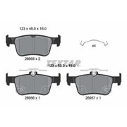 Textar Brake Pad Set 2695801