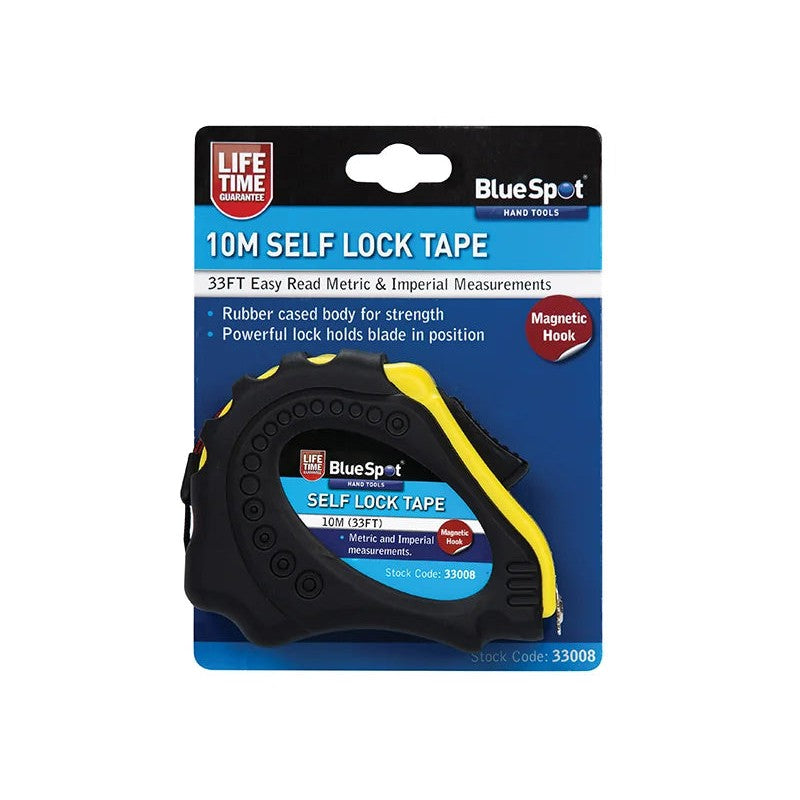 BlueSpot Tools Easy Read Magnetic Pocket Tape 10m/33ft (Width 23mm) - 33008