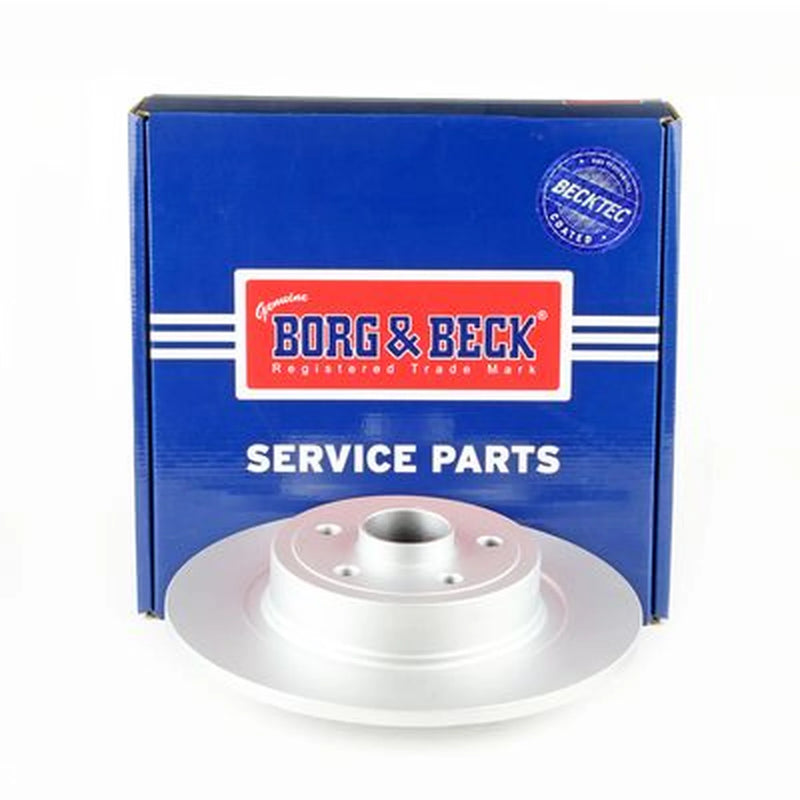 Borg & Beck 2 x Solid Rear Brake Discs BBD5974S