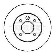 Borg & Beck 2 x Rear Brake Discs BBD4113