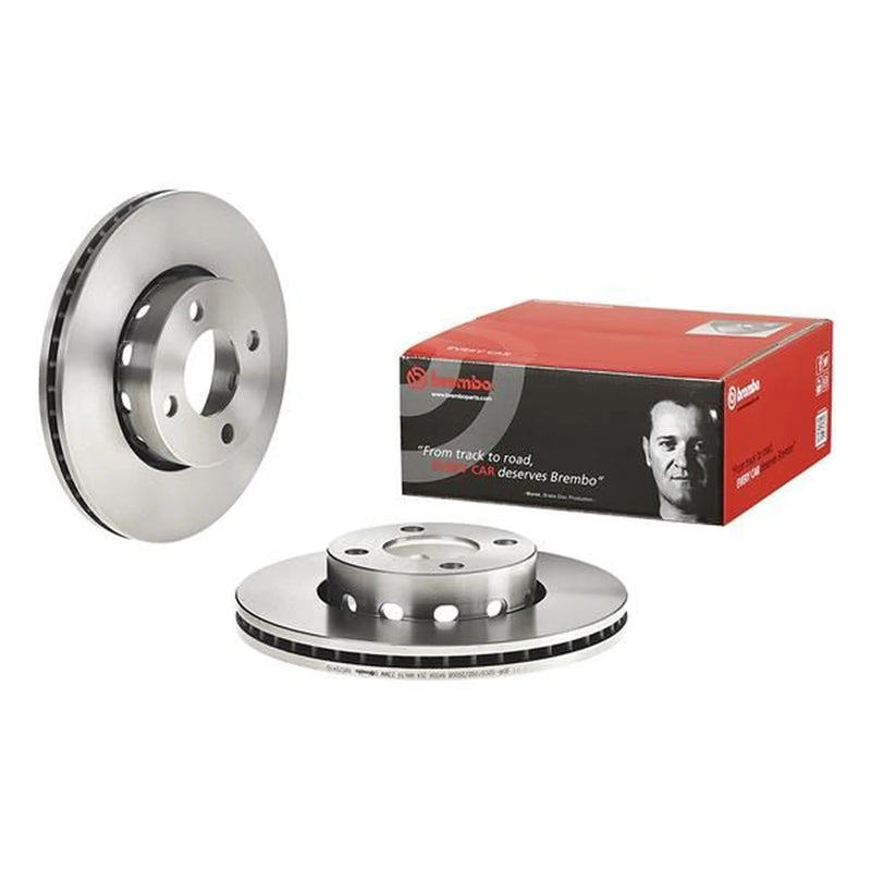 Brembo 2 x Internally Vented Front Brake Discs 09.5724.10