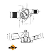 NRF Thermostat,Coolant 725009