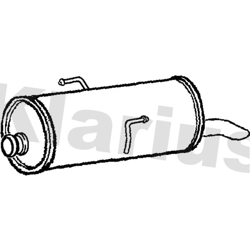 Klarius Box With Tail Pipe Rear PG706J