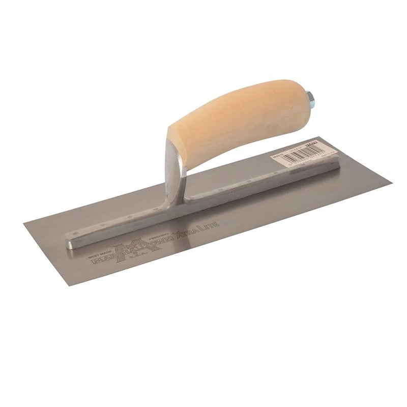 Marshalltown MXS1 Plasterer's Finishing Trowel Wooden Handle 11 x 4.1/2in - MXS1