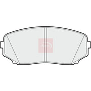 Apec Front Brake Pad Set PAD1607