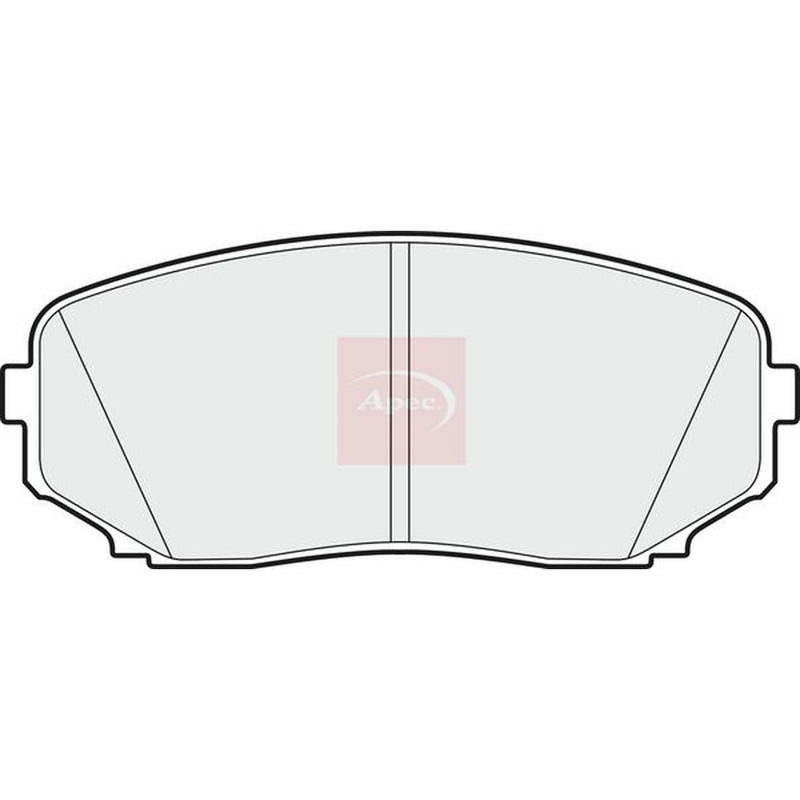 Apec Front Brake Pad Set PAD1607