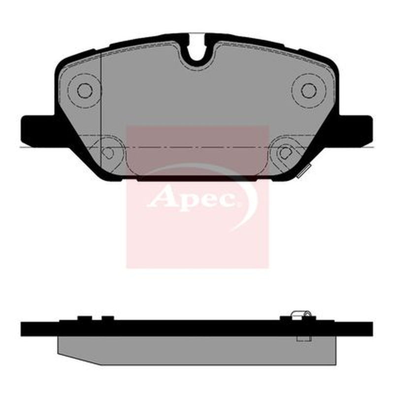 Apec Front Brake Pad Set PAD2538