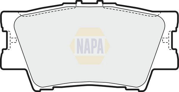 NAPA Front & Rear Pads fits TOYOTA