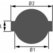 Hella Fuel Tank Cap 66mm OD Plastic 8XY 007 747-001