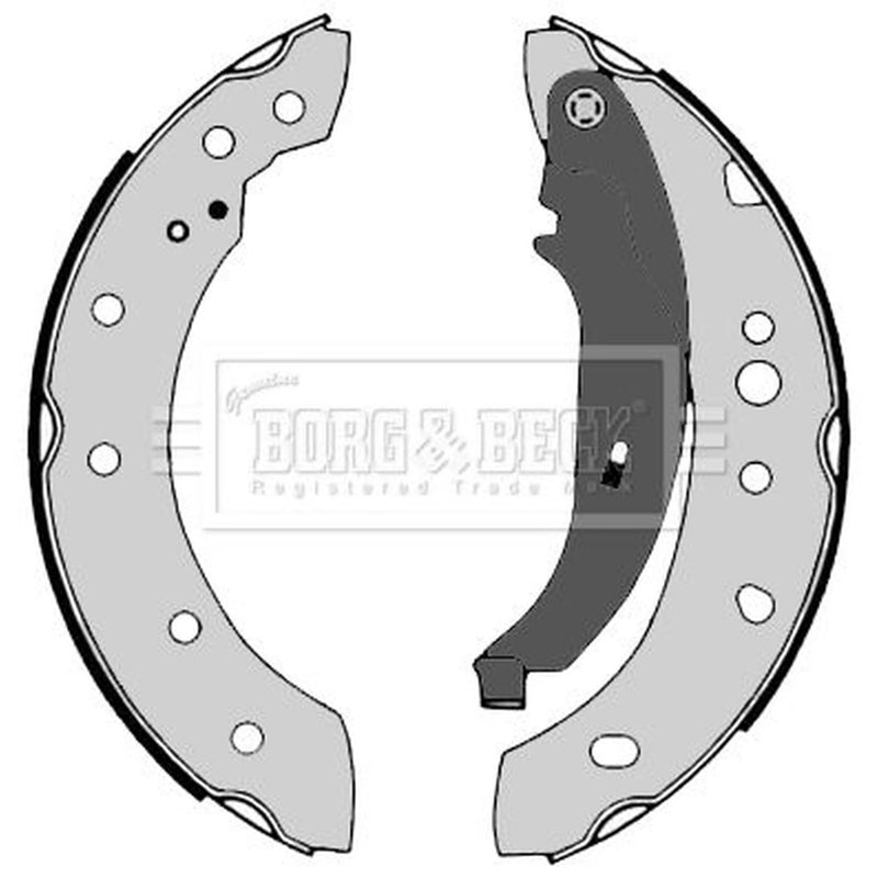 Borg & Beck Brake Shoe Set Axle Kit BBS6455