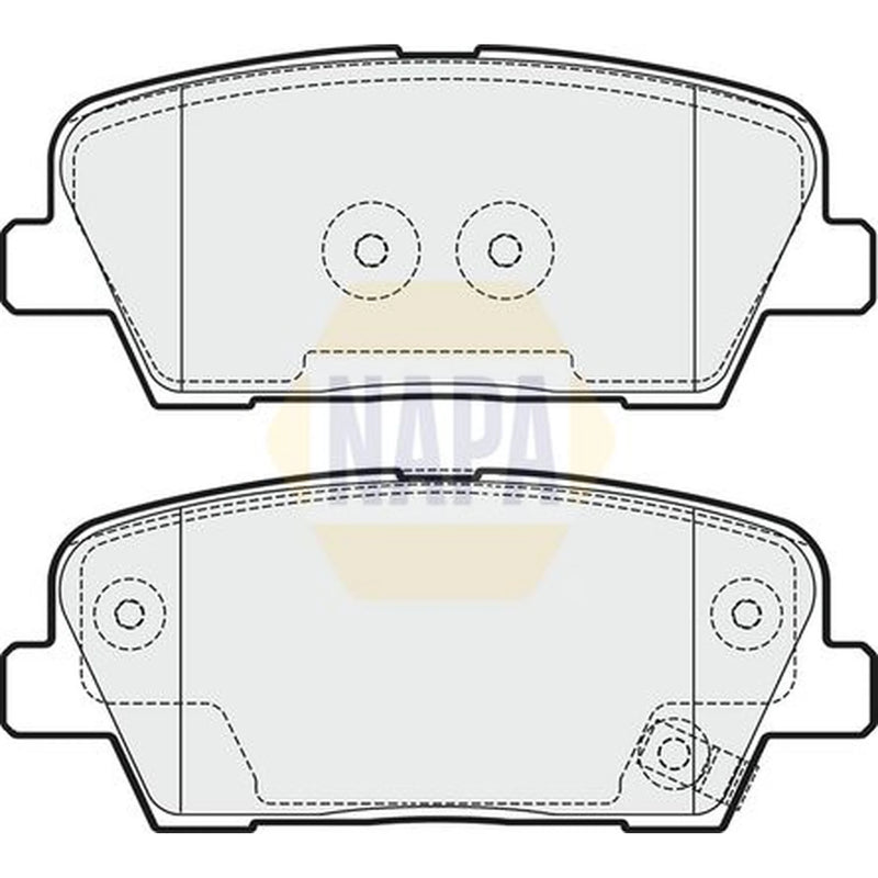 NAPA Rear Brake Pad Set NBP1595