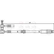 Apec Brake Hydraulic Hose Line Front HOS3749