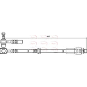 Apec Brake Hydraulic Hose Line Front HOS3749
