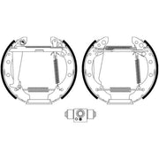 Mintex Brake Shoe Set Axle Kit MSP315