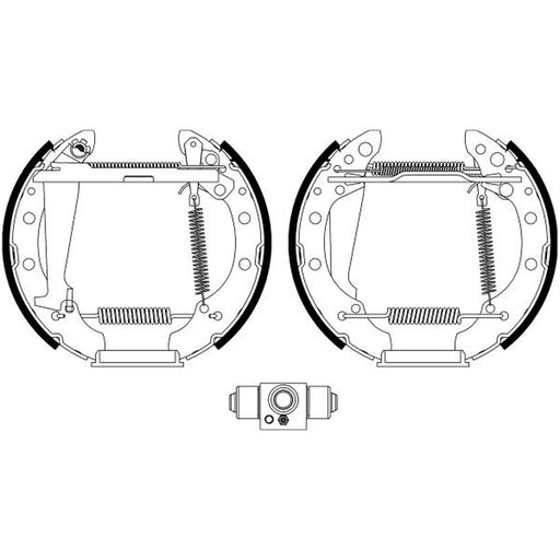 Mintex Brake Shoe Set Axle Kit MSP315
