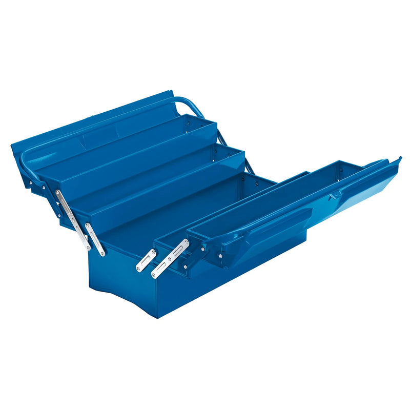 Draper Tool Box Extra-Long Four Tray 495mm Blue