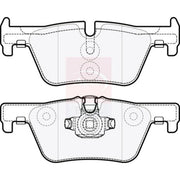 Apec Rear Brake Pad Set PD3286