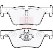 Apec Rear Brake Pad Set PD3286