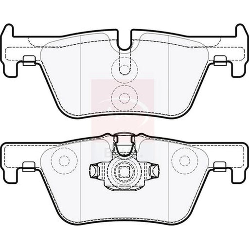 Apec Rear Brake Pad Set PD3286