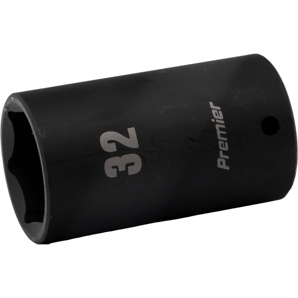 Sealey 1/2"Dr Deep Impact Socket 32mm