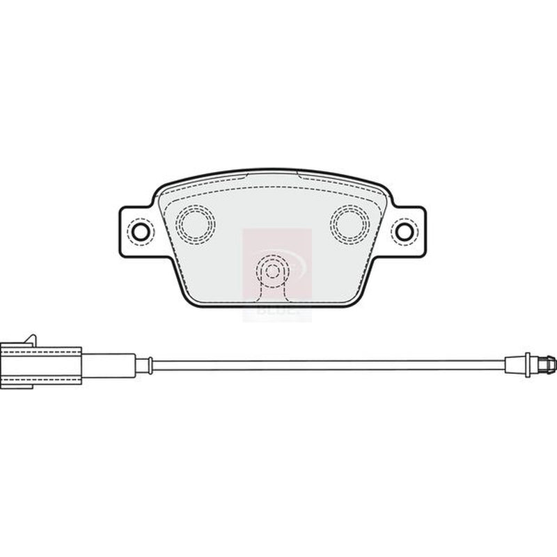 Apec Rear Brake Pad Set PD3557