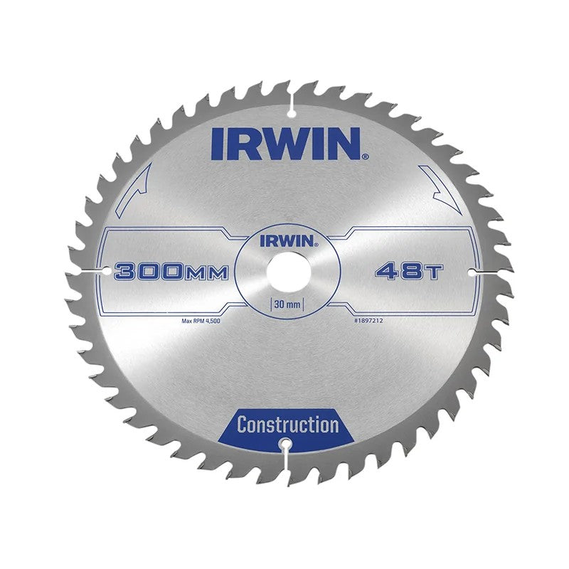 IRWIN® General Purpose Table & Mitre Saw Blade 300 x 30mm x 48T ATB - 1897212