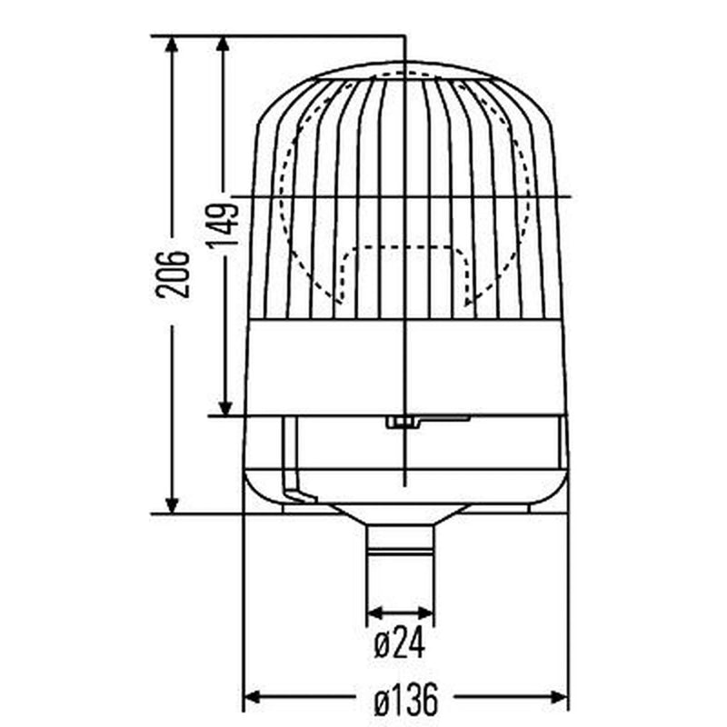 Hella Rotating Beacon Wide High 2RL 007 553-001