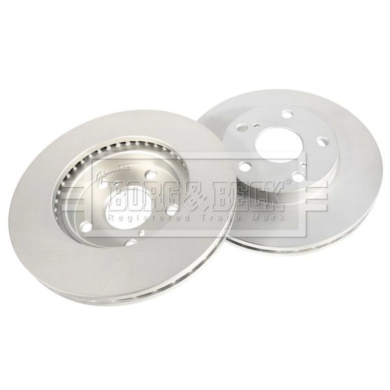 Borg & Beck 2 x Vented Front Brake Discs BBD4682