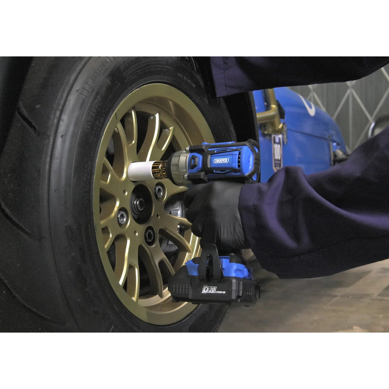D20 Impact Wrench 20V 1/2" Sq. Dr. 250Nm Brushless Motor