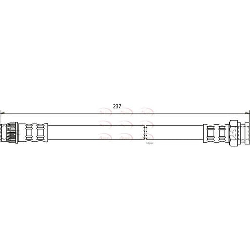 Apec Brake Hydraulic Hose Line Rear HOS3585