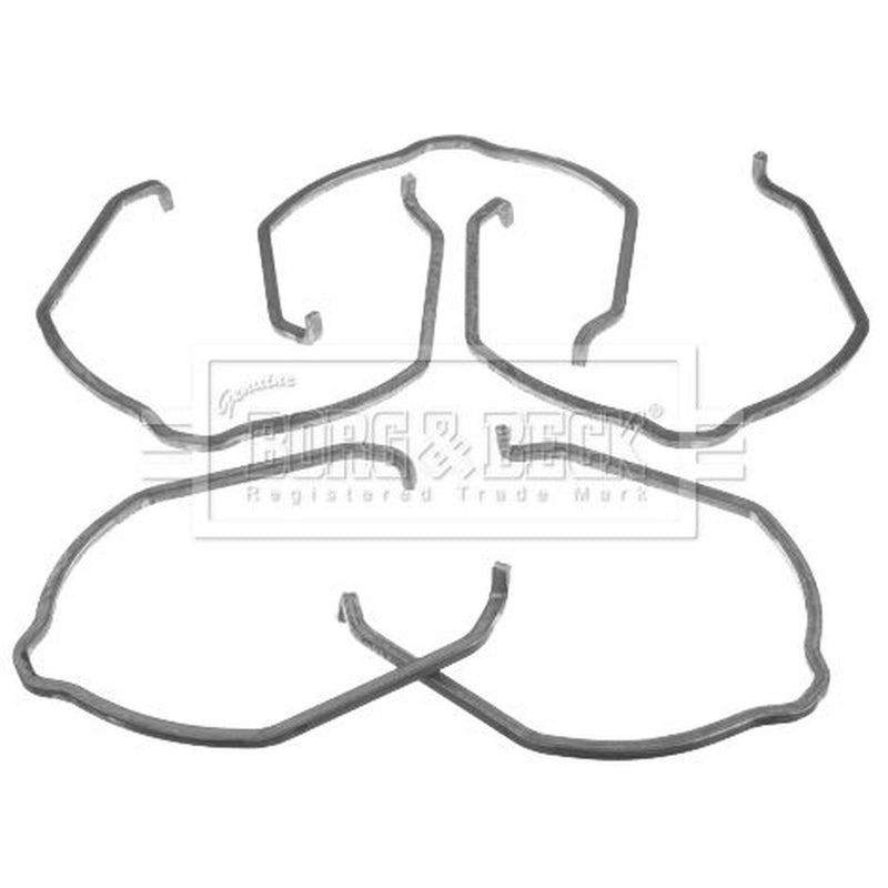 Borg & Beck 5 x Charge Air Hose Fastening Clamp Wide Thick BHC2003