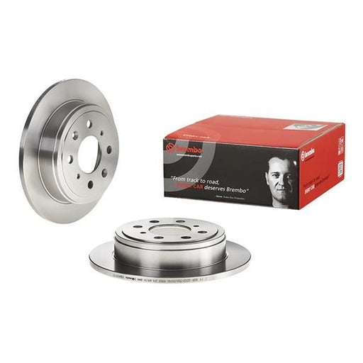 Brembo 2 x Solid Rear Brake Discs 08.9605.10
