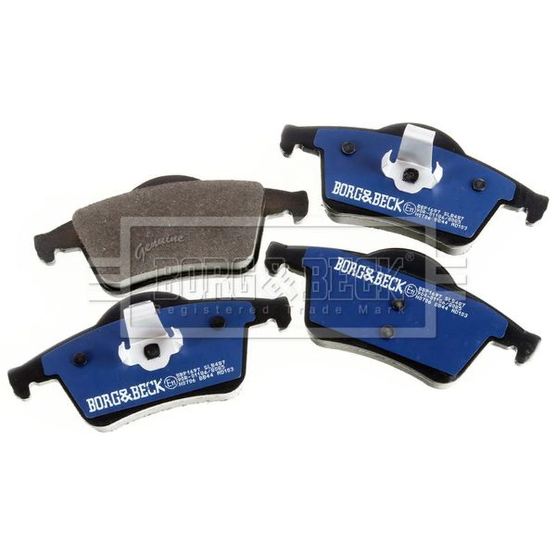 Borg & Beck 4 x Rear Brake Pad Set BBP1697