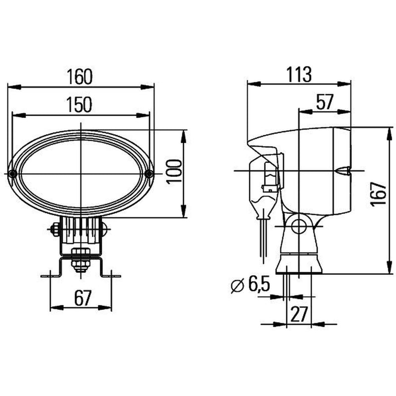 Hella Worklight High 1GA 996 161-391