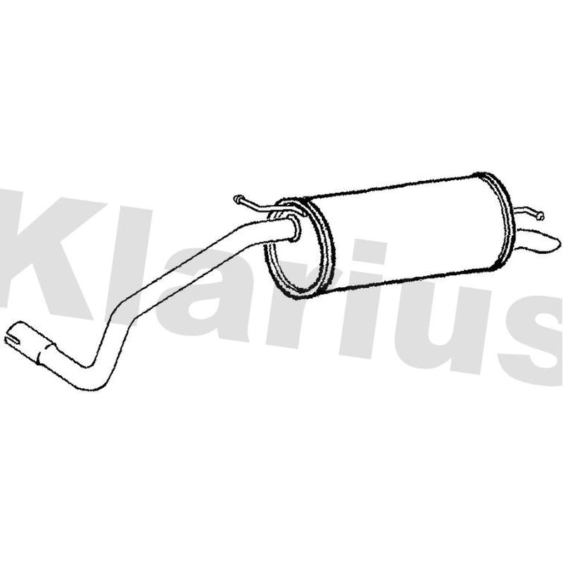 Klarius Box With Tail Pipe Rear SE125L