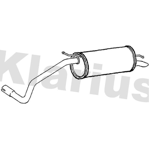 Klarius Box With Tail Pipe Rear SE125L