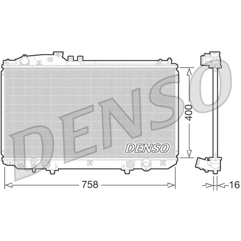 Denso Engine Radiator DRM51009