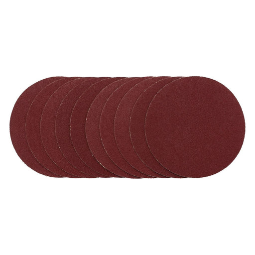 Draper Sanding Discs, 125mm, Hook & Loop, 80G (Pack of 10) 02694 Draper  - Town Parts