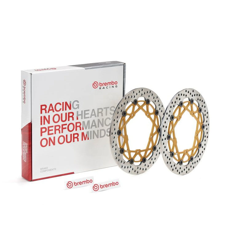 Brembo 2 x Floating Front Brake Disc Brake Discs 208973721