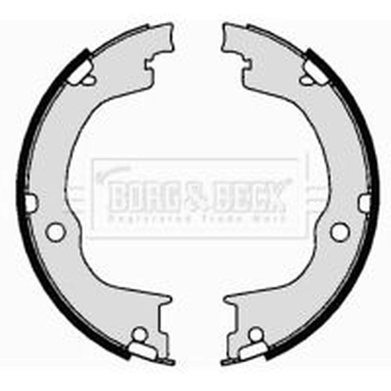 Borg & Beck Parking Brake Shoe Set BBS6367